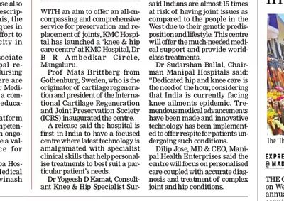 What is ‘Centre of Excellence’ for Hip & Knee?